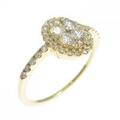 K18YG ダイヤモンド リング 0.50CT