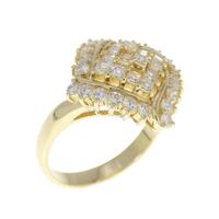 K18YG ダイヤモンド リング 0.94CT
