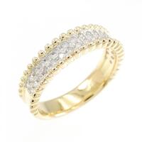 K18YG/K18WG ダイヤモンド リング 0.30CT