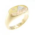 K18YG/PT/K18PG ダイヤモンド リング 0.02CT