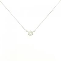 PT ソリティア ダイヤモンド ネックレス 0.367CT