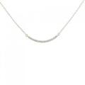 【新品】K10YG ダイヤモンド ネックレス 0.08CT
