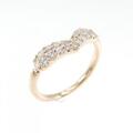 K18PG ダイヤモンド ピンキーリング 0.26CT