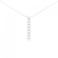 K18WG ダイヤモンド ネックレス 0.20CT