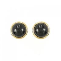 K18YG オニキス ピアス