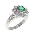 PT エメラルド リング 0.50CT