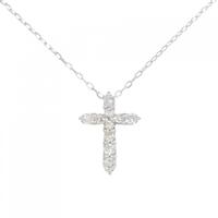 PT クロス ダイヤモンド ネックレス 0.30CT