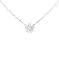 PT フラワー ダイヤモンド ネックレス 1.01CT