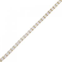 【リメイク】K18YG ダイヤモンド ブレスレット 3.00CT