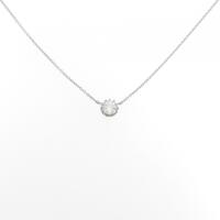 【リメイク】プラチナダイヤモンドネックレス 0.238CT F VS2 3EXT H&C