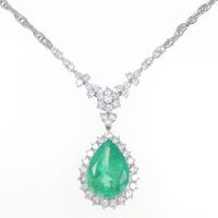 PT エメラルド ネックレス 17.70CT