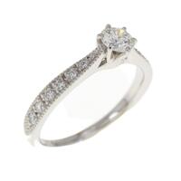 PT ダイヤモンド リング 0.214CT H SI1 VERYGOOD