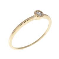 K10YG ダイヤモンド リング 0.05CT