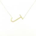 K18YG イニシャルJ ネックレス