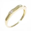 K18YG ダイヤモンド リング 0.13CT