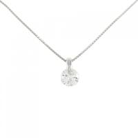 PT ソリティア ダイヤモンド ネックレス 0.640CT