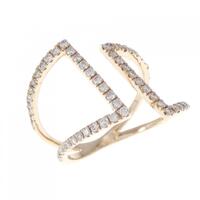 K18PG ダイヤモンド リング 0.53CT