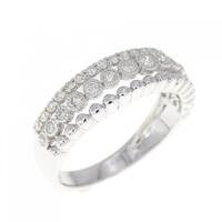 K18WG ダイヤモンド リング 0.37CT