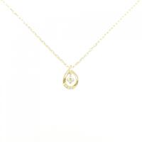 K18YG ダイヤモンド ネックレス 0.07CT