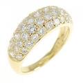 K18YG パヴェ ダイヤモンド リング 1.20CT