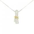 PT/K18YG ダイヤモンド ネックレス 1.17CT