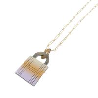 エルメス パドロックアミュレット フュージョン パドロック GM 057120FD ネックレス