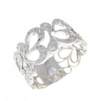 K18WG ダイヤモンド リング 0.343CT