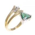 K18YG/PT トルマリン リング 0.91CT