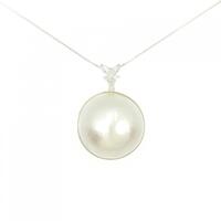 K18WG マベパール ネックレス