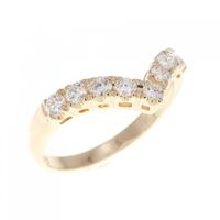 K18PG ダイヤモンド リング 0.33CT