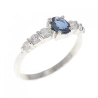 PT サファイヤ リング 0.31CT
