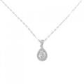 K18WG ダイヤモンド ネックレス 0.20CT