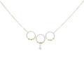 K18YG ダイヤモンド ネックレス 0.10CT