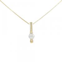 K18YG ダイヤモンド ネックレス 0.435CT
