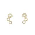K18YG ダイヤモンド ピアス 0.08CT