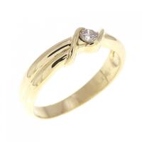 K18YG ダイヤモンド リング 0.09CT