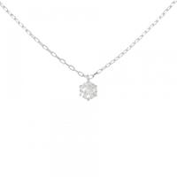 PT ソリティア ダイヤモンド ネックレス 0.30CT