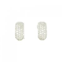 PT/K18WG ダイヤモンド ピアス/イヤリング 2.00CT