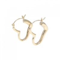 K18YG ハート ピアス