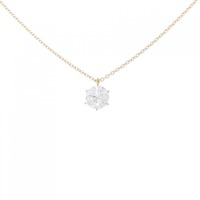 【リメイク】K18YG ダイヤモンドネックレス 0.537CT H SI2 EXT
