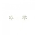 【新品】PT ソリティア ダイヤモンド ピアス 0.609CT F SI2 GOOD