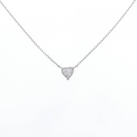 PT ハート ダイヤモンド ネックレス 0.224CT