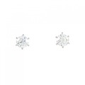 【リメイク】PT/ST ダイヤモンド ピアス 0.321CT 0.321CT D VS1?VS2 EXT H＆C