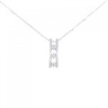 K18WG ダイヤモンド ネックレス 0.03CT