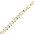 750YG/750WG ダイヤモンド ブレスレット 1.69CT