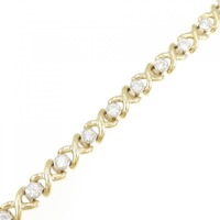 750YG/750WG ダイヤモンド ブレスレット 1.69CT
