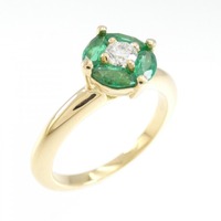 K18YG エメラルド リング 0.60CT