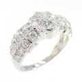 PT フラワー ダイヤモンド リング 1.00CT
