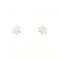 【リメイク】PT/ST ダイヤモンド ピアス 0.314CT 0.323CT D VS1?2 VG