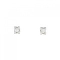PT ソリティア ダイヤモンド ピアス 0.10CT